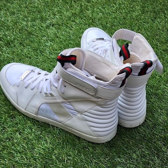 GUCCI HI TOP - Mens Sneakers - SIZE 12 G - Picture 6 of 12